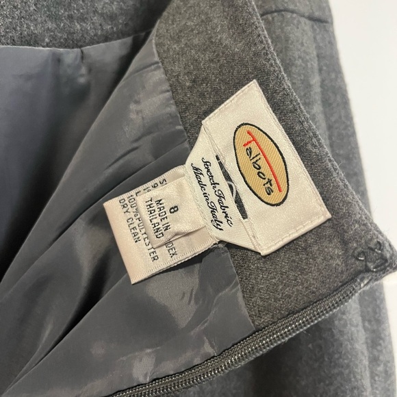 Talbots Gray Pencil Skirt Knee-Length Work - Picture 2 of 6
